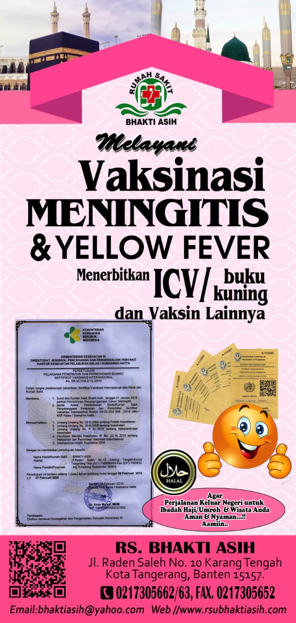 Vaksinasi Meningitis & Yellow Fever