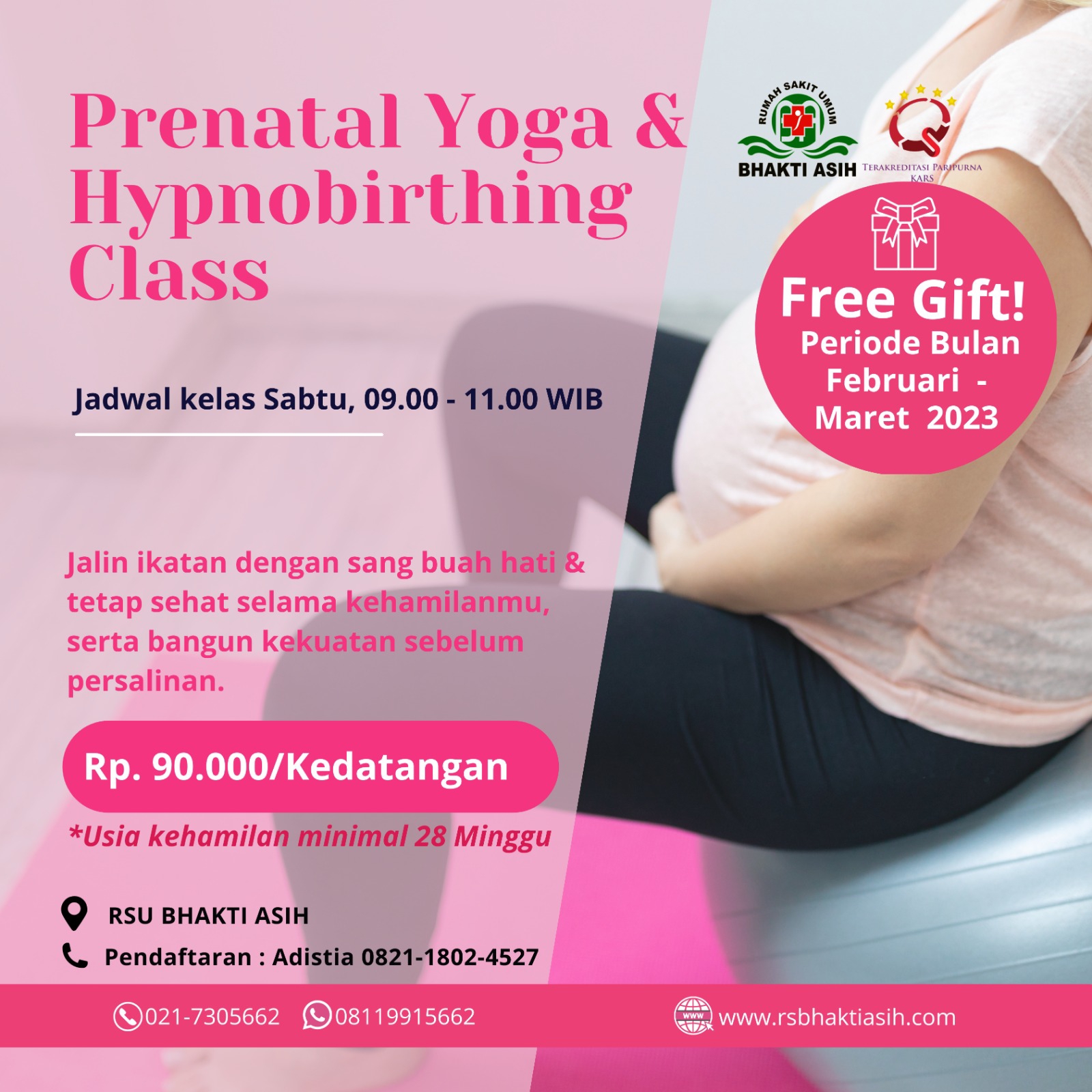 Prenatal Yoga & Hypnobirthing RSU Bhakti Asih